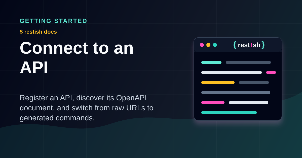 Connect to an API | Restish