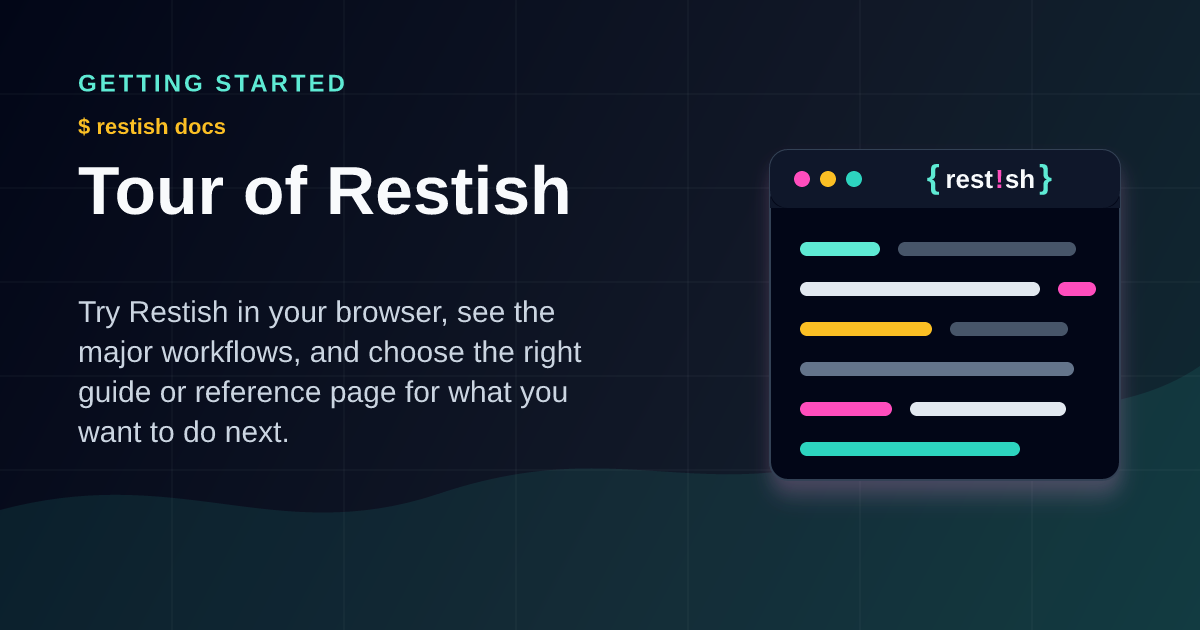 Tour of Restish | Restish