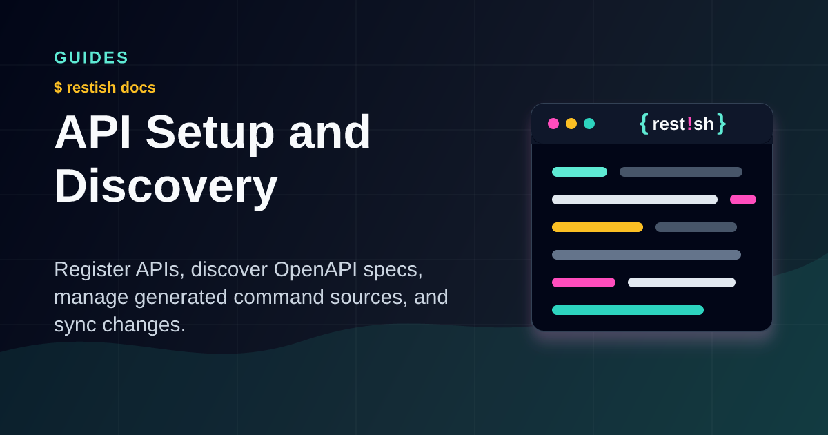 API Setup and Discovery | Restish