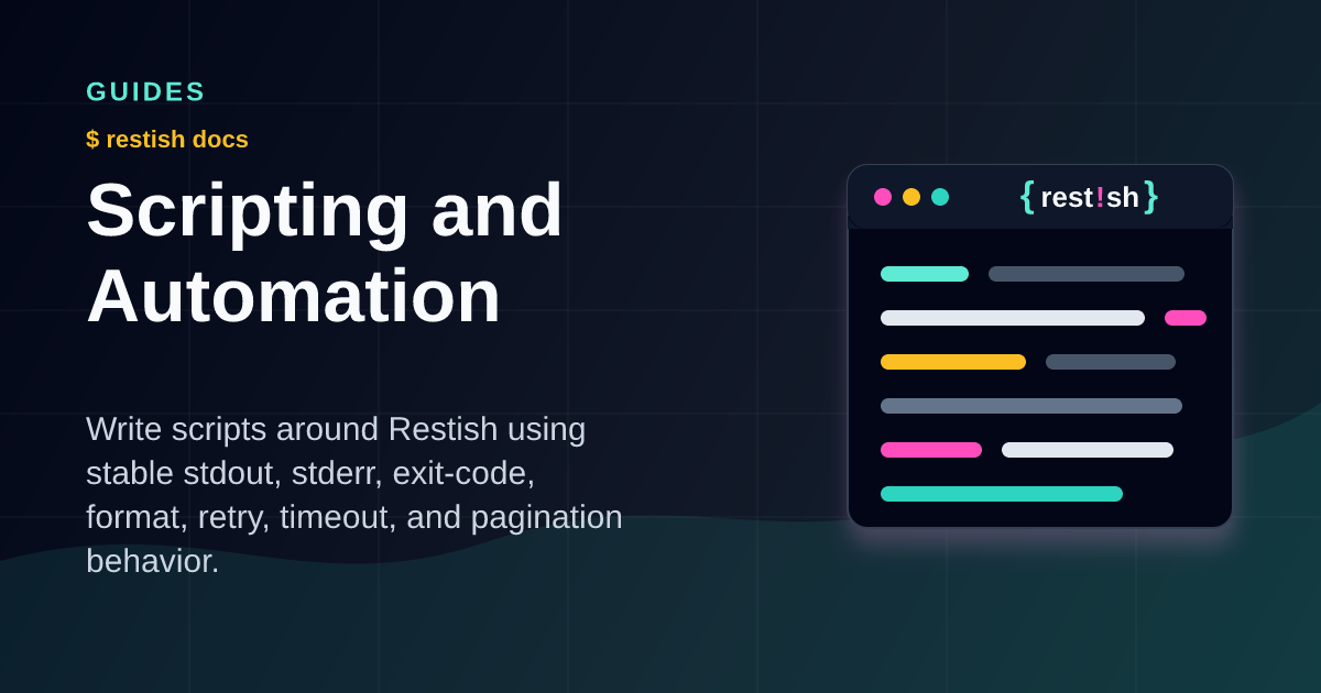 Scripting and Automation | Restish