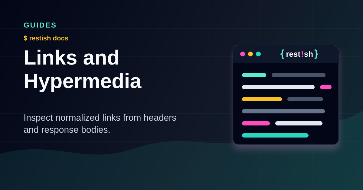 Links and Hypermedia | Restish