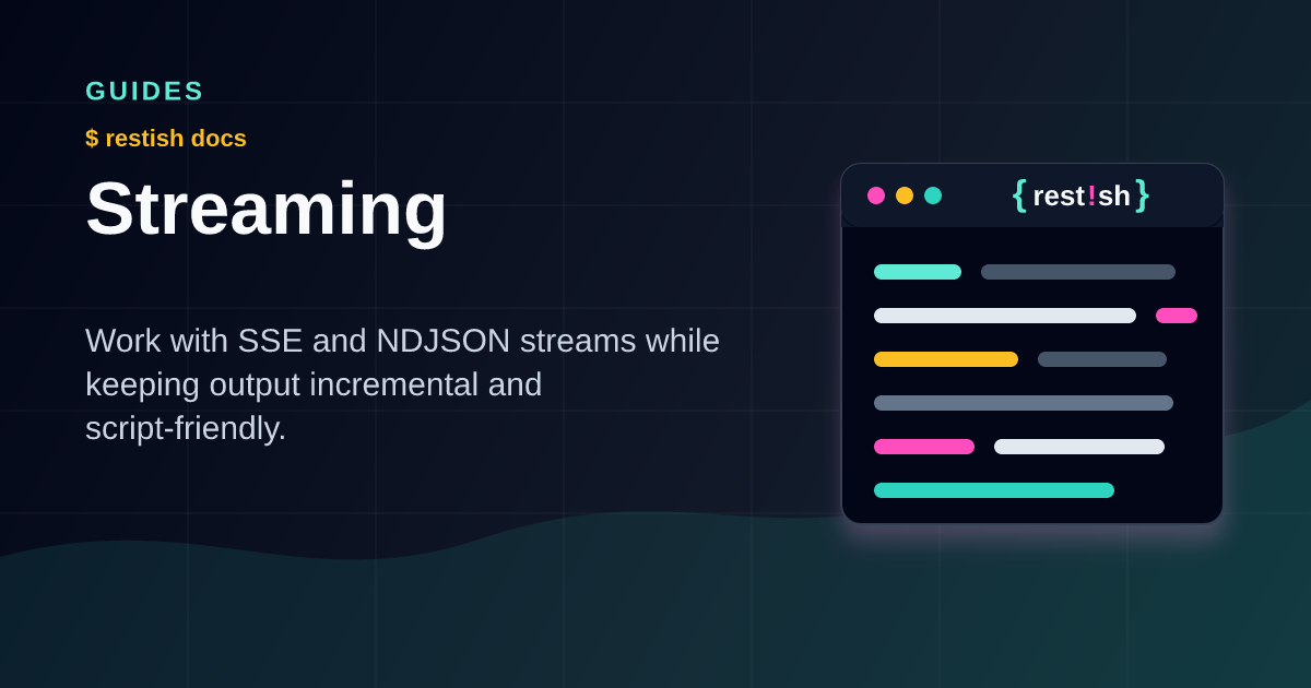 Streaming | Restish