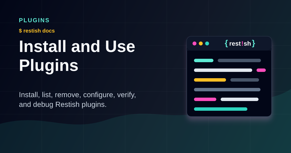 Install and Use Plugins | Restish
