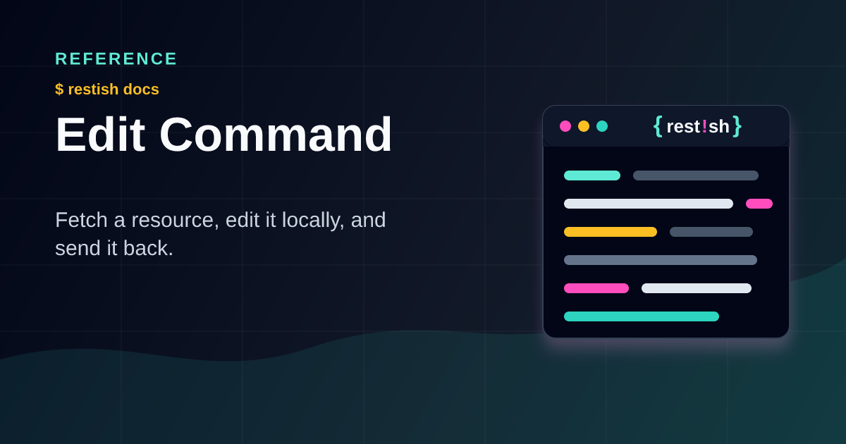 Edit Command | Restish