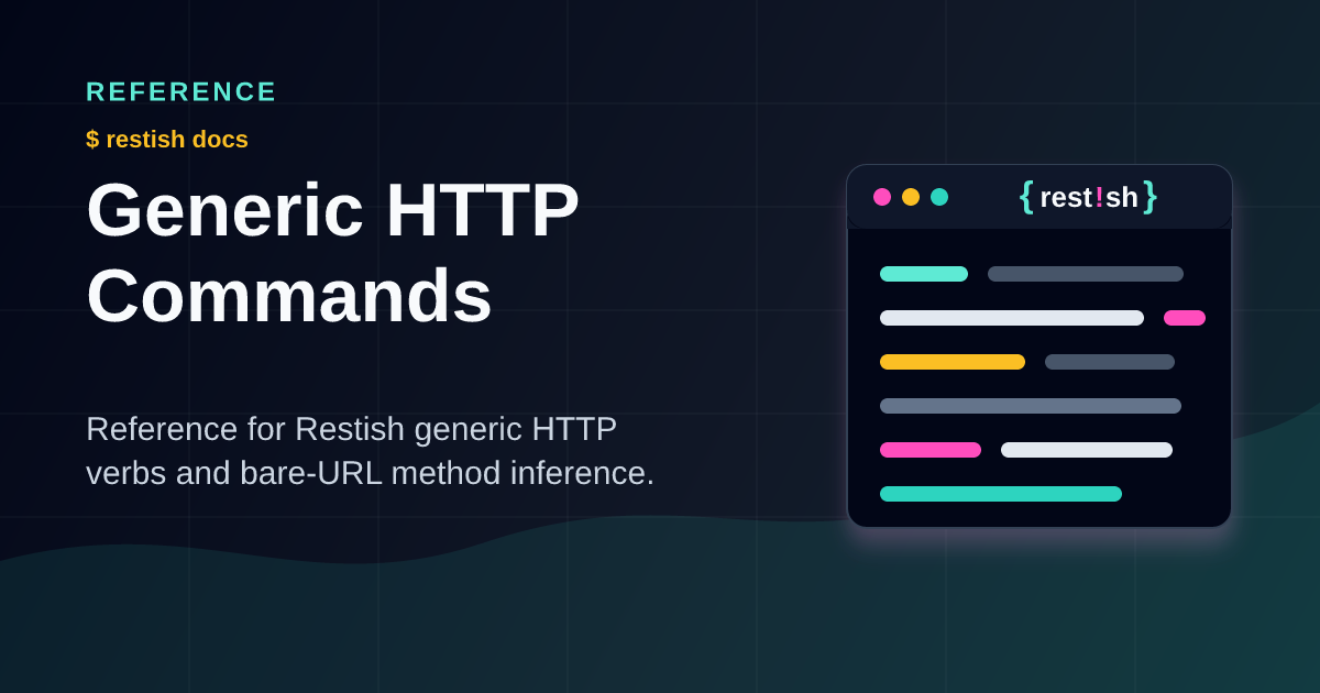 Generic HTTP Commands | Restish